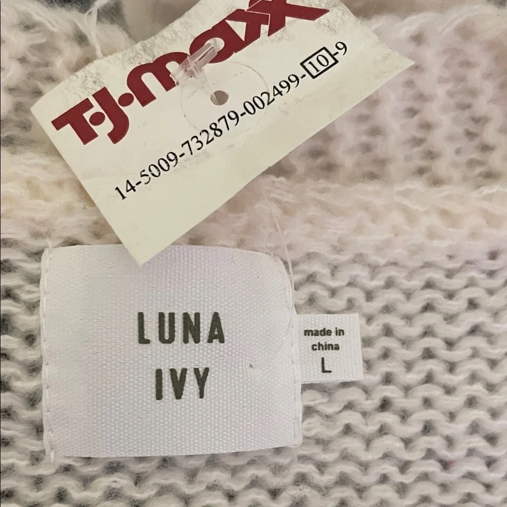 NWT Christmas tree cardigan sweater, size L - Picture 6 of 8